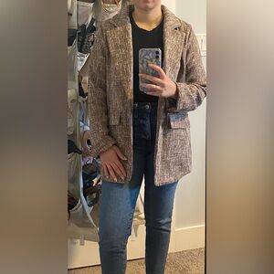 Oversized casual blazer